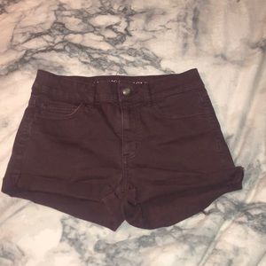 Maroon American Eagle Shorts